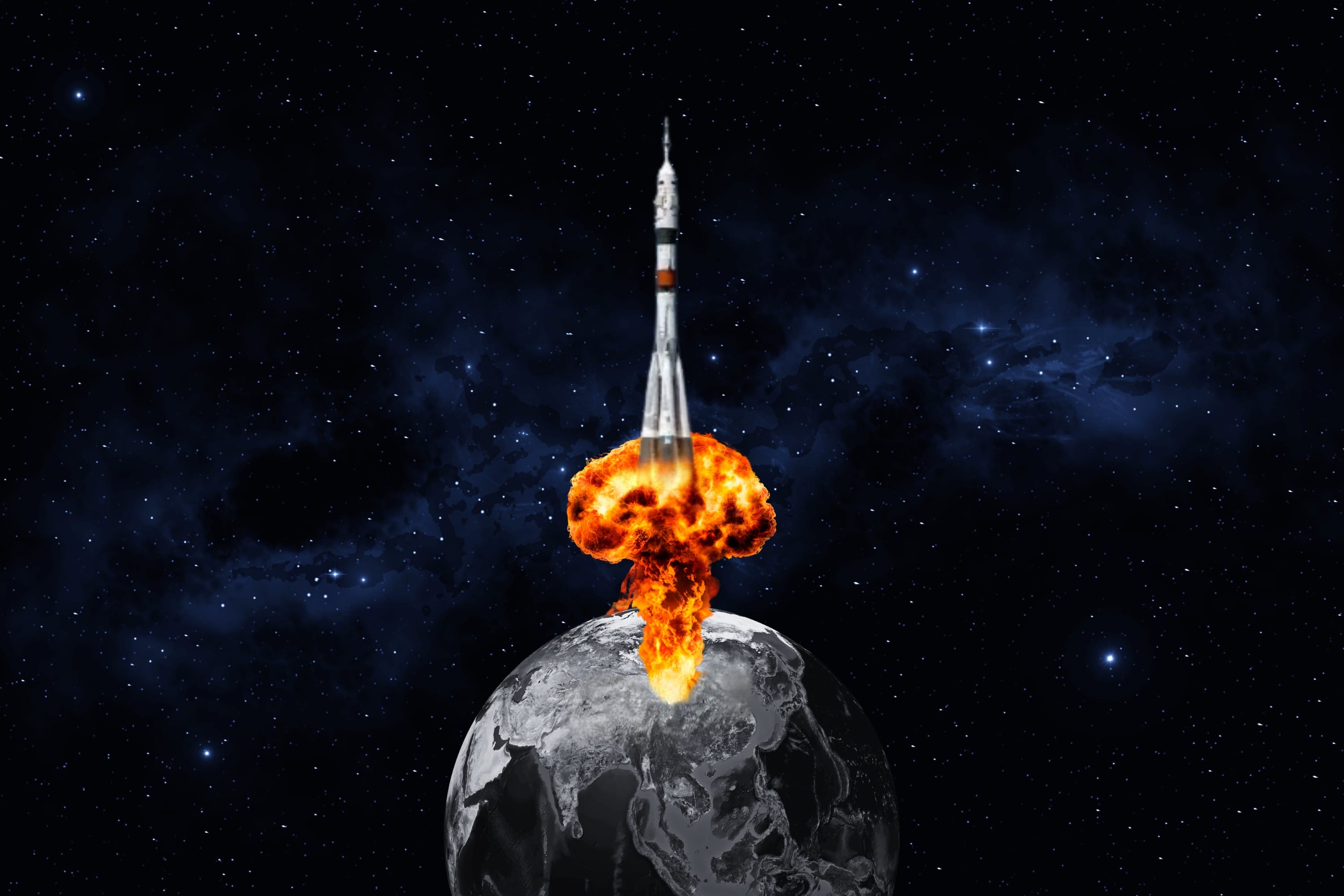War and Mir: Russia cannot back up its nuclear space race threats