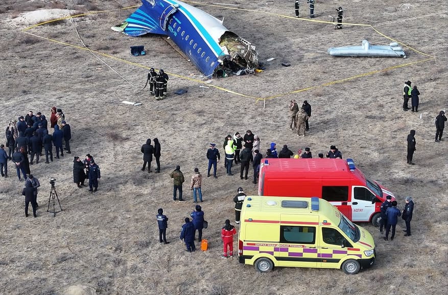 Azerbaijani government sources confirm passenger jet downed by Russian missile, Euronews reports