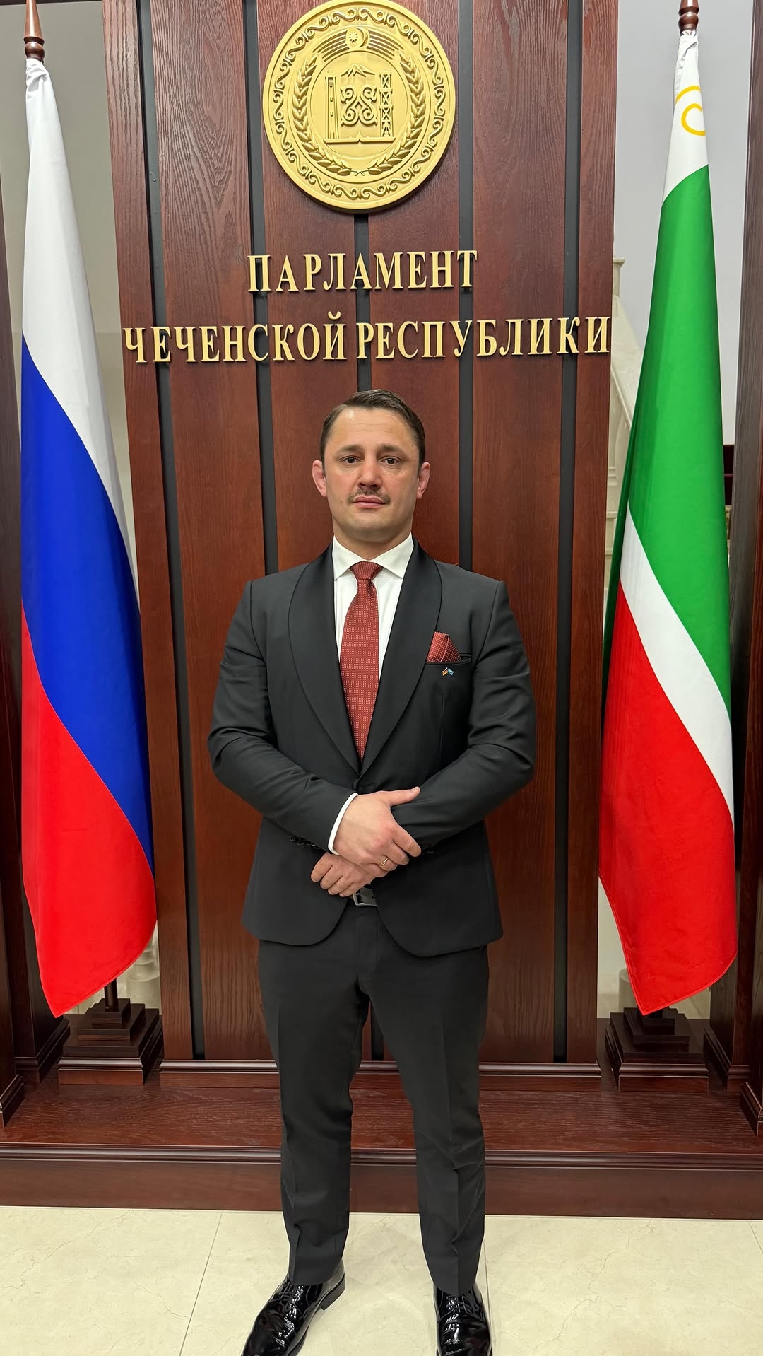 Кригер-Дадаев в парламенте Чечни
