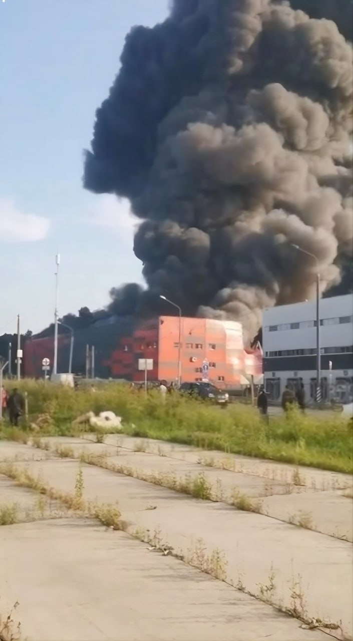 Пожар на складе 3PL в Подольске